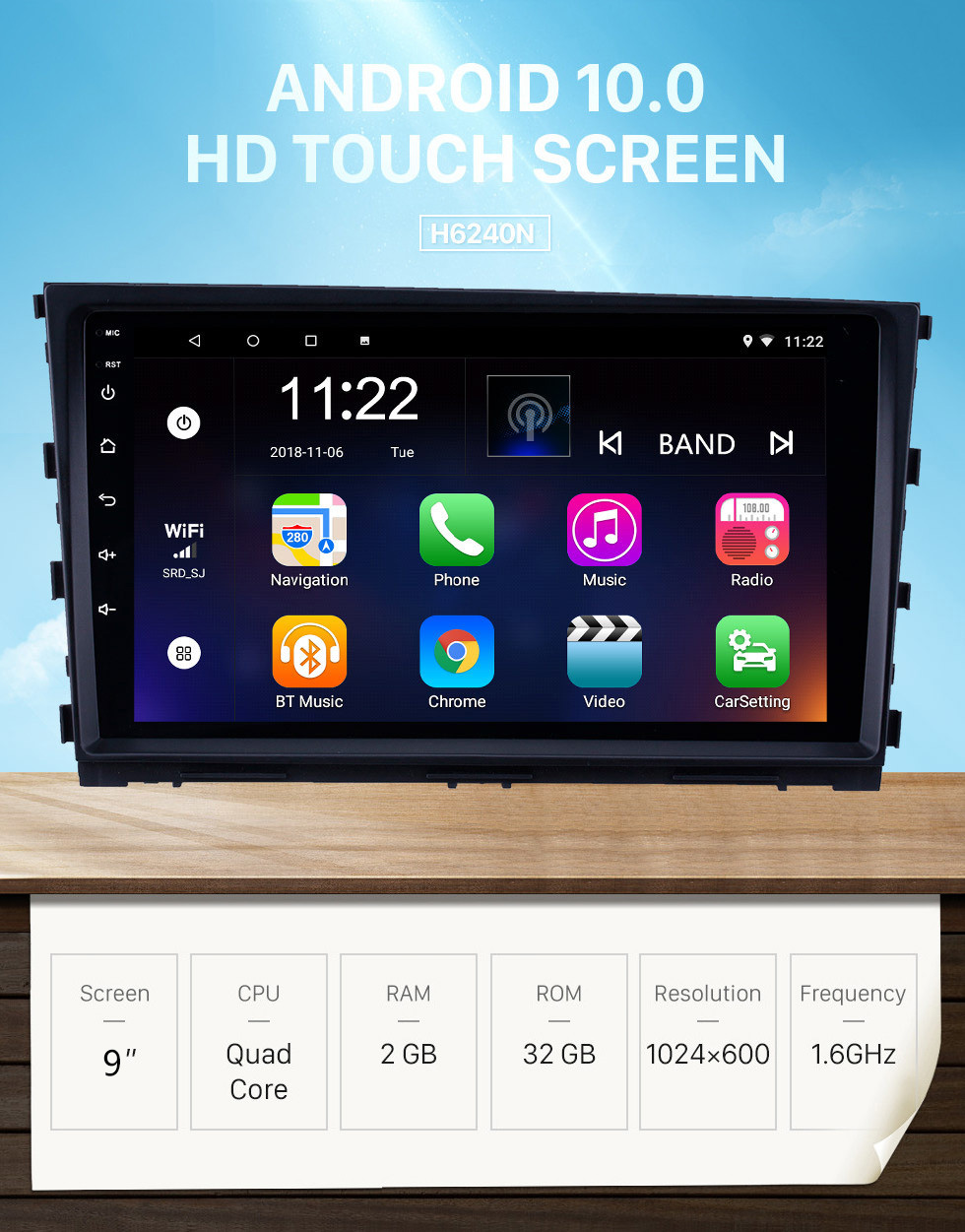 Seicane 9 inch Android 10.0 HD Touchscreen GPS Navigation Radio for 2013-2016 Hyundai Mistra with Bluetooth AUX support DVR Carplay TPMS Backup camera Seicane 9 inch Android 10.0 HD Touchscreen GPS Navigation Radio for 2013-2016 Hyundai Mistra with Bluetooth AUX support DVR Carplay TPMS Backup camera