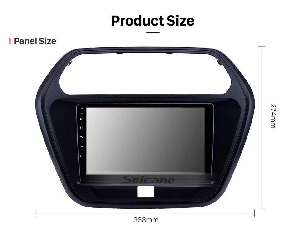Seicane 2015 Mahindra TUV300 Android 10.0 Pantalla táctil de 9 pulgadas Unidad principal Bluetooth GPS Navegación Radio con soporte AUX WIFI OBD2 DVR SWC Carplay