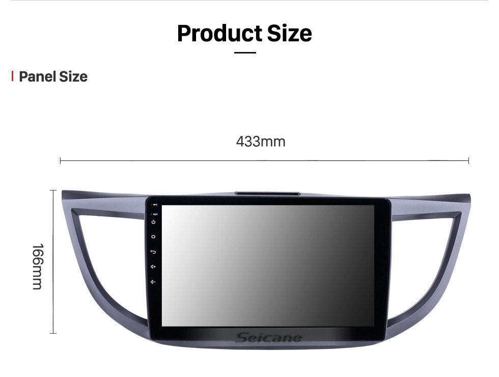 Seicane Android 13.0 10.1 pouces 2011-2015 Honda CRV HD 1024 * 600 à écran tactile Radio système de navigation GPS avec Bluetooth DVR Lien de miroir WIFI 1080P Commande au volant Seicane Android 13.0 10.1 pouces 2011-2015 Honda CRV HD 1024 * 600 à écran tactile Radio système de navigation GPS avec Bluetooth DVR Lien de miroir WIFI 1080P Commande au volant