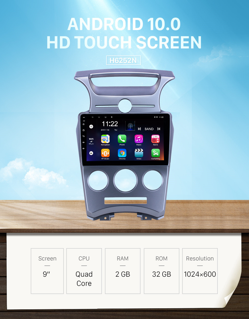 Seicane OEM 9 inch Android 10.0 Radio for 2007-2012 Kia Carens Manual A/C Bluetooth WIFI HD Touchscreen GPS Navigation support Carplay DVR Rear camera Seicane OEM 9 inch Android 10.0 Radio for 2007-2012 Kia Carens Manual A/C Bluetooth WIFI HD Touchscreen GPS Navigation support Carplay DVR Rear camera