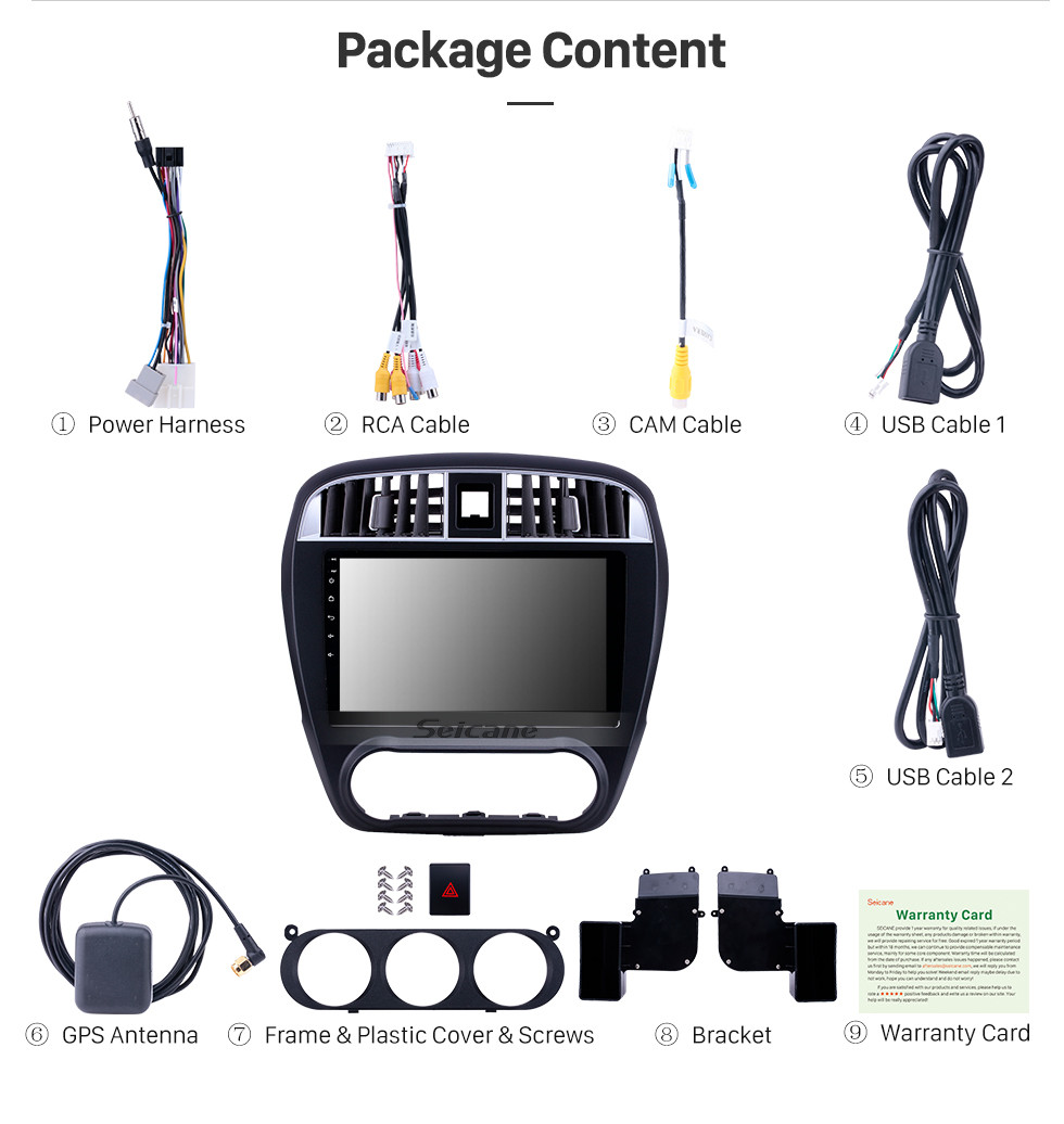 Seicane 10,1 pouces Android 10.0 HD Radio tactile Navigation GPS pour 2009 Nissan Sylphy avec support Bluetooth WIFI AUX Carplay Mirror Link Seicane 10,1 pouces Android 10.0 HD Radio tactile Navigation GPS pour 2009 Nissan Sylphy avec support Bluetooth WIFI AUX Carplay Mirror Link
