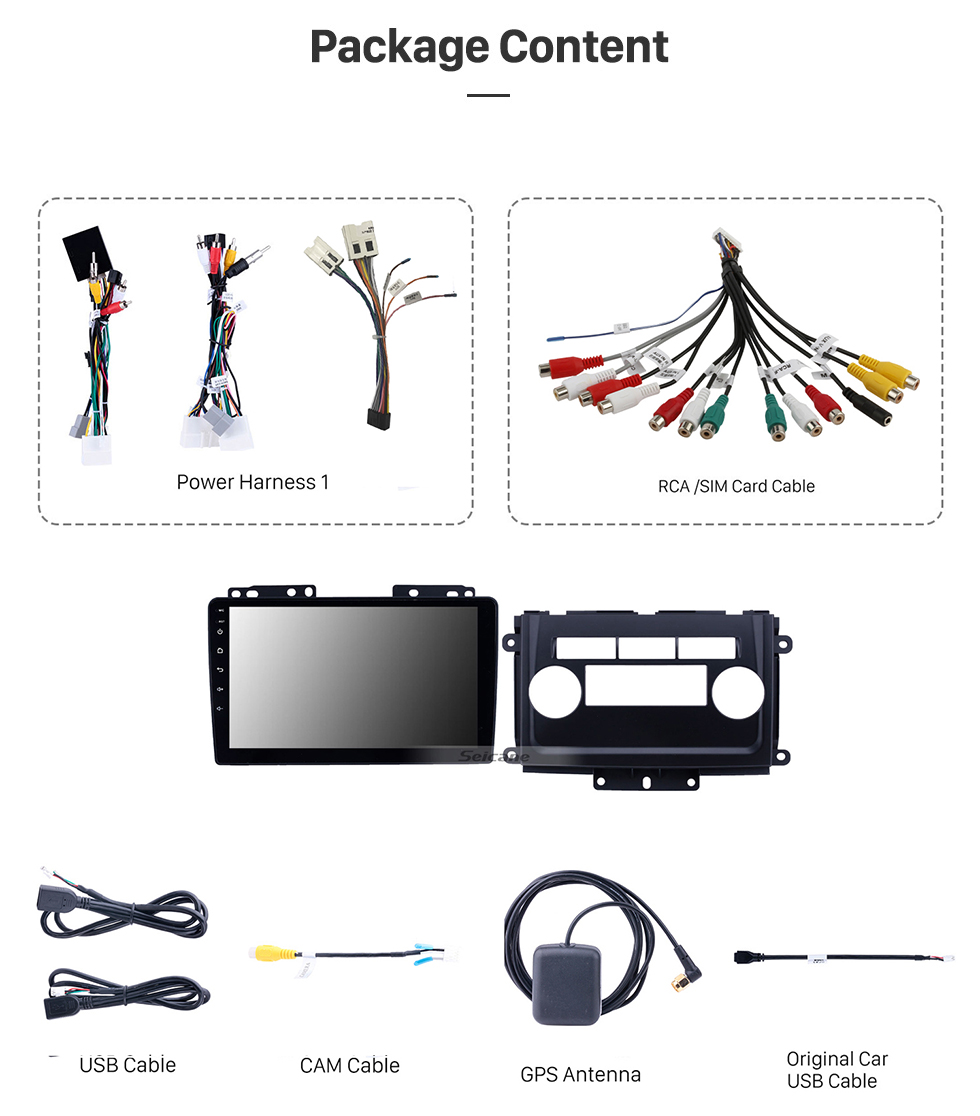 Seicane OEM 9 inch Android 13.0 Radio for 2009 2010 2011-2019 NISSAN FRONTIER XTERRA Bluetooth WIFI HD Touchscreen GPS Navigation support Carplay DVR Rear camera Seicane OEM 9 inch Android 13.0 Radio for 2009 2010 2011-2019 NISSAN FRONTIER XTERRA Bluetooth WIFI HD Touchscreen GPS Navigation support Carplay DVR Rear camera