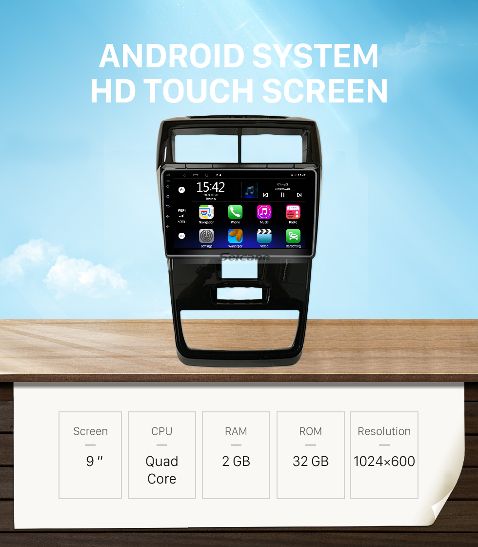 Seicane 9-Zoll-Android 10.0 für 2019 TOYOTA AVANZA Stereo-GPS-Navigationssystem mit Bluetooth OBD2 DVR HD-Touchscreen-Rückfahrkamera