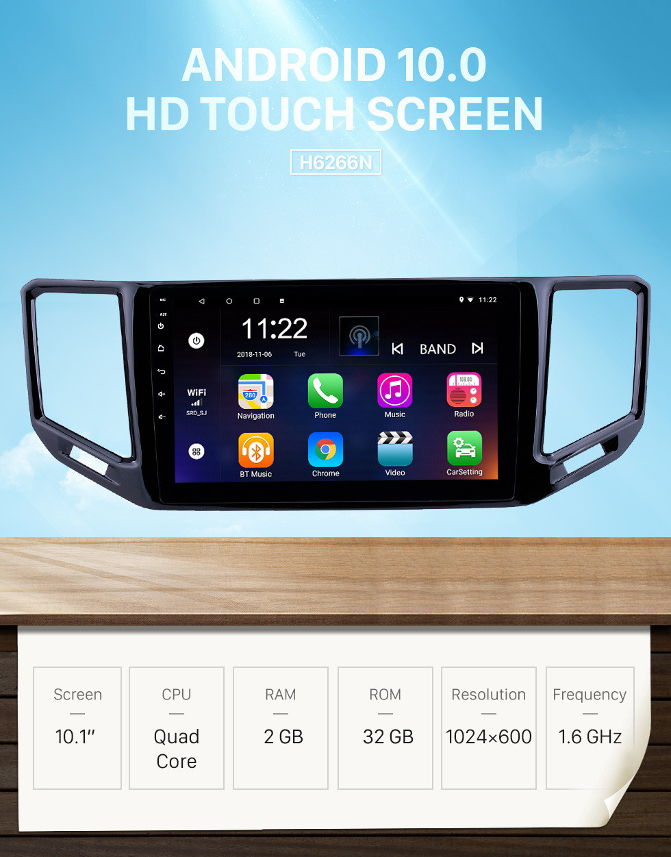 Seicane 10,1 Zoll Android 10.0 HD Touchscreen GPS Navigationsradio für 2017-2018 VW Volkswagen Teramont mit Bluetooth WIFI Unterstützung Carplay OBD Seicane 10,1 Zoll Android 10.0 HD Touchscreen GPS Navigationsradio für 2017-2018 VW Volkswagen Teramont mit Bluetooth WIFI Unterstützung Carplay OBD