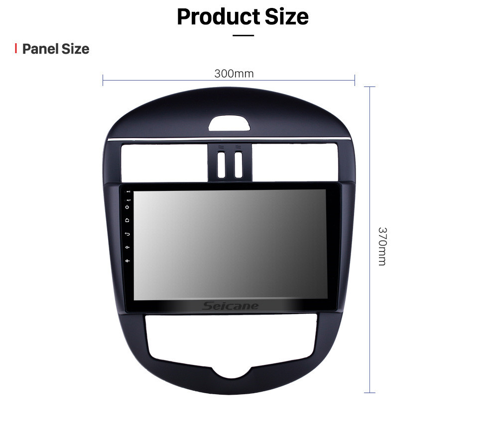 Seicane Radio Android 10.0 de 10.1 pulgadas para 2011-2014 Nissan Tiida Auto A / C Bluetooth WIFI HD Pantalla táctil Soporte para navegación con GPS Cámara trasera Carplay
