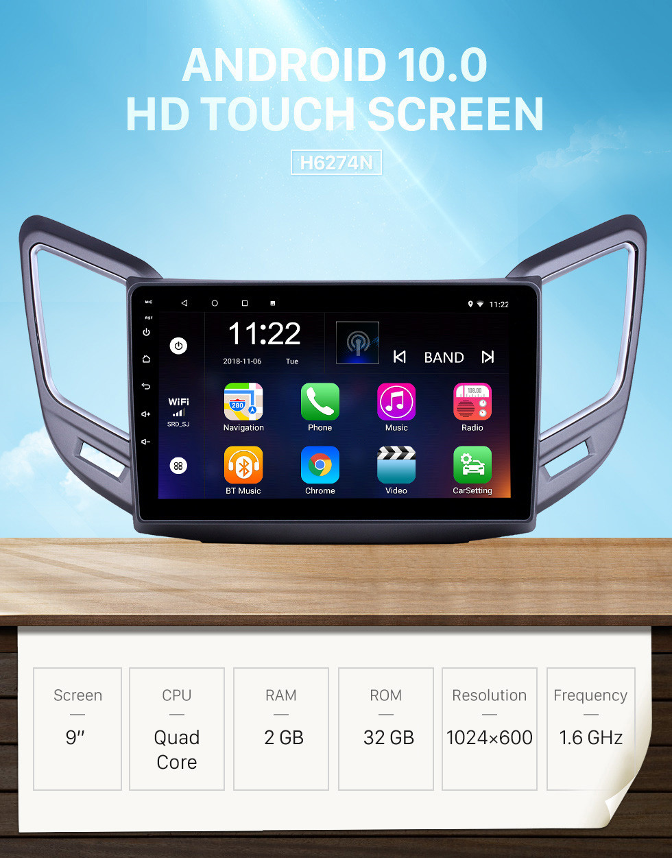 Seicane 9 Zoll Android 10.0 GPS Navigationsradio für 2016-2019 Changan CS15 mit Bluetooth WiFi HD Touchscreen Unterstützung Carplay DVR OBD Seicane 9 Zoll Android 10.0 GPS Navigationsradio für 2016-2019 Changan CS15 mit Bluetooth WiFi HD Touchscreen Unterstützung Carplay DVR OBD