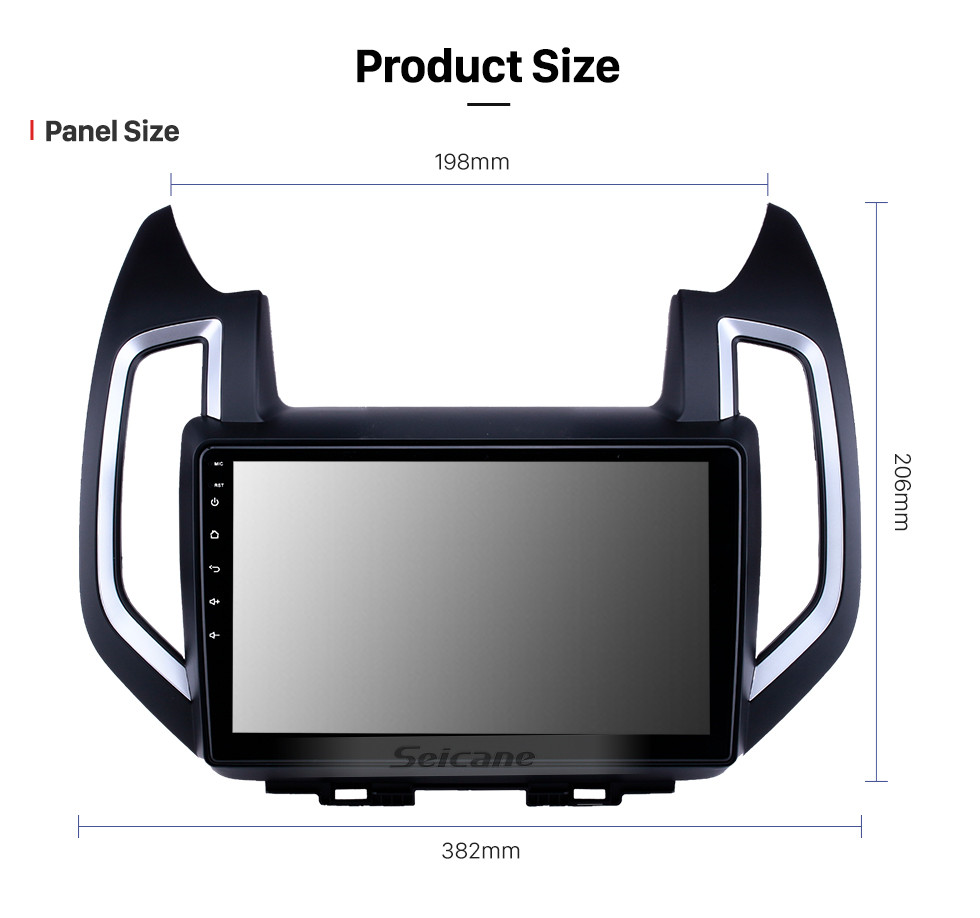 Seicane 10,1 Zoll Android 10.0 GPS Navigationsradio für 2017-2019 Changan Ruixing mit HD Touchscreen Bluetooth USB AUX Unterstützung Carplay SWC TPMS