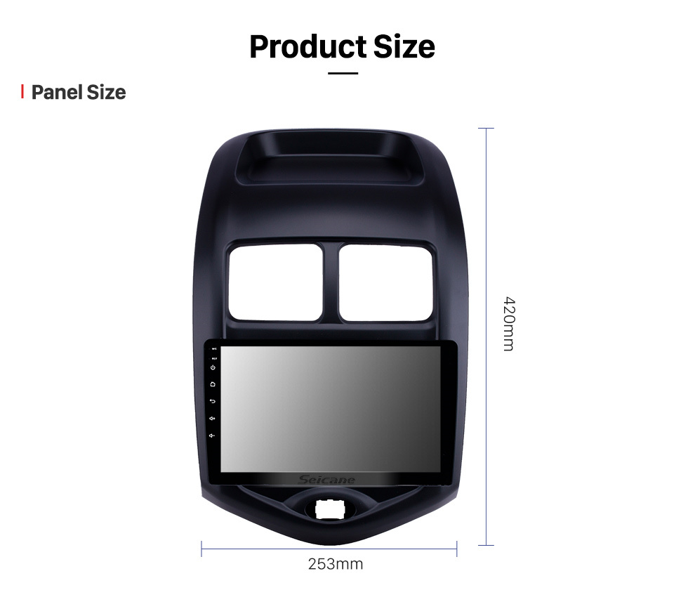 Seicane OEM 9 pouces Android 10.0 Radio pour 2014-2018 Changan Benni Bluetooth WIFI HD écran tactile soutien à la navigation GPS Carplay DVR caméra arrière