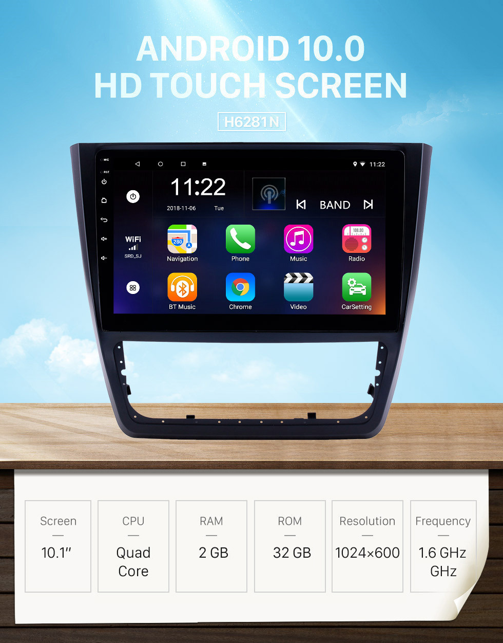 Seicane 10.1 inch Android 10.0 HD Touchscreen GPS Navigation Radio for 2014-2018 Skoda Yeti with Bluetooth AUX support Carplay Mirror Link Seicane 10.1 inch Android 10.0 HD Touchscreen GPS Navigation Radio for 2014-2018 Skoda Yeti with Bluetooth AUX support Carplay Mirror Link