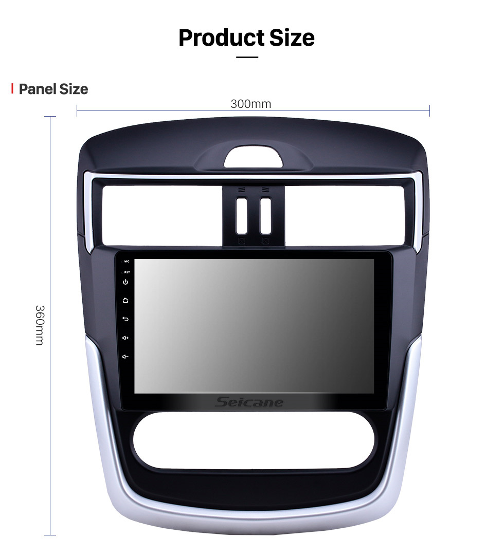 Seicane OEM 9 pulgadas Android 10.0 Radio para 2016-2018 Nissan Tiida Bluetooth WIFI HD Pantalla táctil con soporte de navegación GPS Carplay DVR cámara trasera