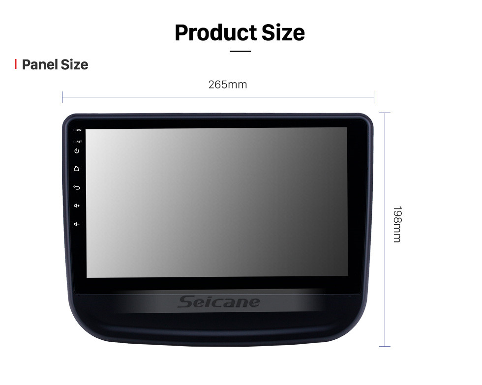 Seicane 10.1 inch Android 10.0 GPS Navigation Radio for 2016-2018 chevy Chevrolet Equinox with HD Touchscreen Bluetooth USB support Carplay TPMS