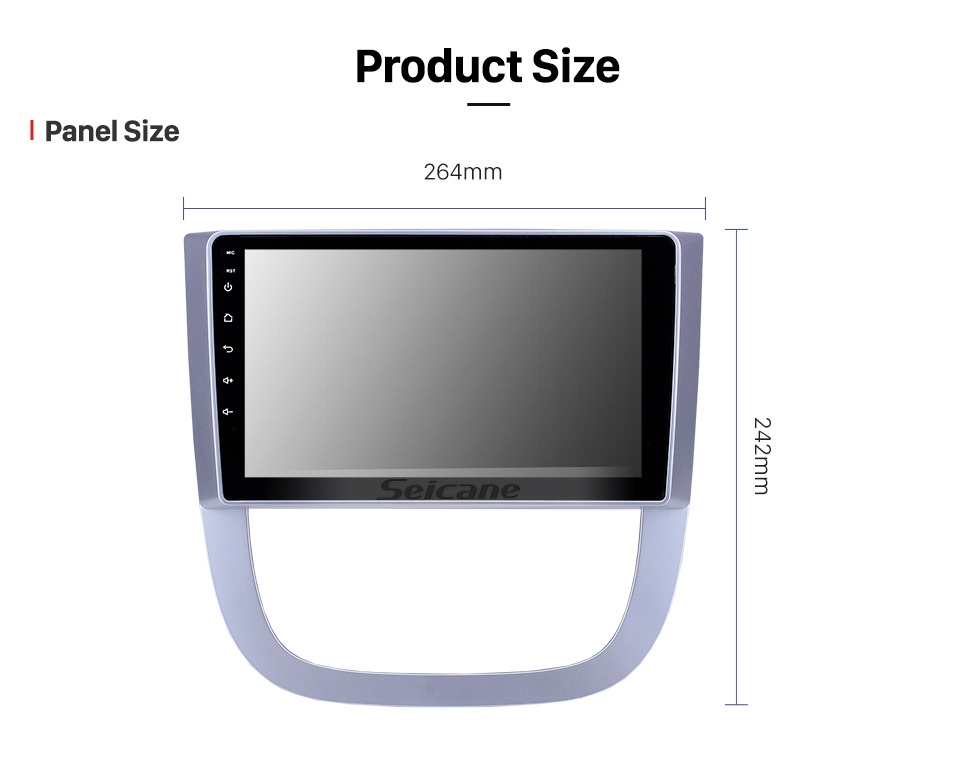 Seicane OEM 9 Zoll Android 10.0 Radio für 2005-2012 Buick FirstLand GL8 Bluetooth WIFI HD Touchscreen GPS-Navigationsunterstützung Carplay DVR Rückfahrkamera