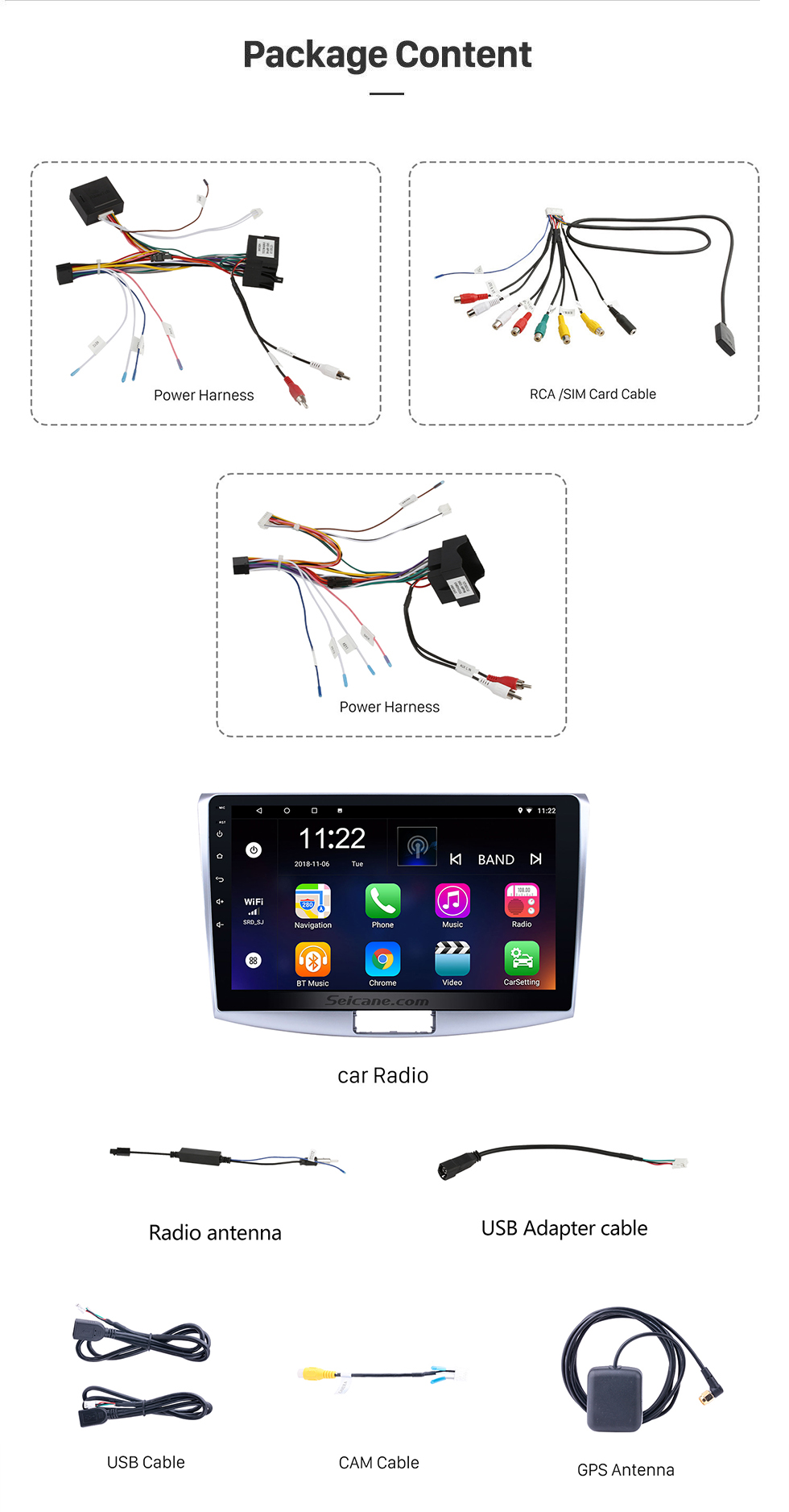 Seicane 2012 2013 2014 VW Volkswagen Magotan B7 Bora Golf 6 10.1 inch Android 10.0 HD 1024*600 Touchscreen Radio GPS Navigation system with Bluetooth Music Audio Mirror link WIFI 1080P Steering Wheel Control Seicane 2012 2013 2014 VW Volkswagen Magotan B7 Bora Golf 6 10.1 inch Android 10.0 HD 1024*600 Touchscreen Radio GPS Navigation system with Bluetooth Music Audio Mirror link WIFI 1080P Steering Wheel Control