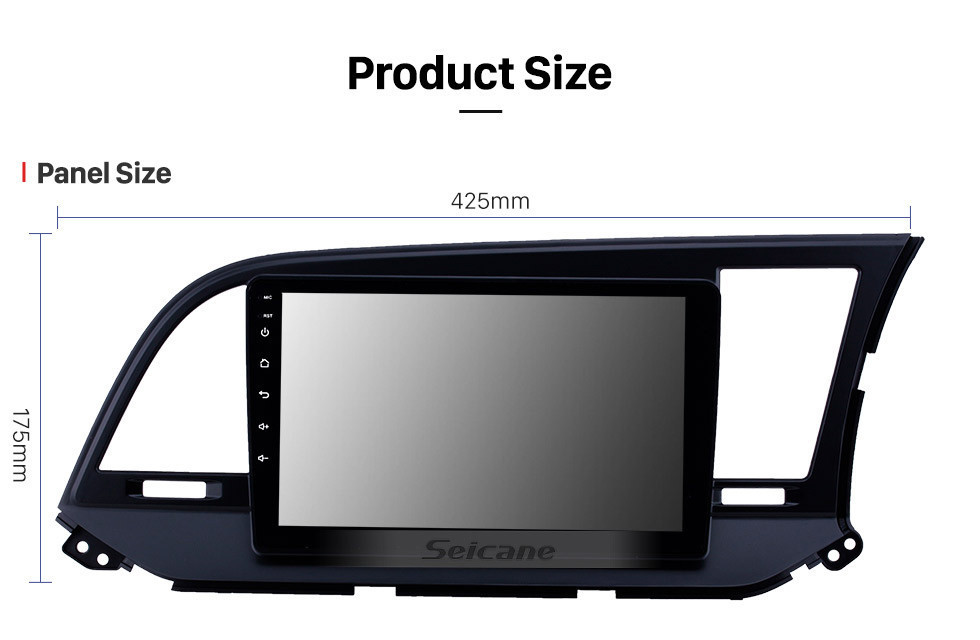 Seicane OEM 9 inch Android 10.0 Radio for 2015-2016 Hyundai Elantra RHD Bluetooth WIFI HD Touchscreen GPS Navigation support Carplay DVR Rear camera