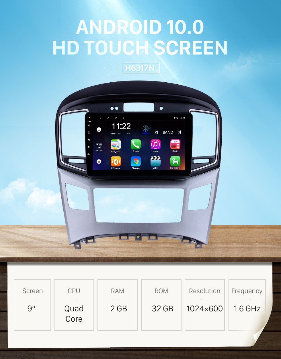 Seicane HD Touchscreen 9 inch Android 10.0 GPS Navigation Radio for 2015 Hyundai Starex H1 with Bluetooth AUX support DVR Carplay Seicane HD Touchscreen 9 inch Android 10.0 GPS Navigation Radio for 2015 Hyundai Starex H1 with Bluetooth AUX support DVR Carplay