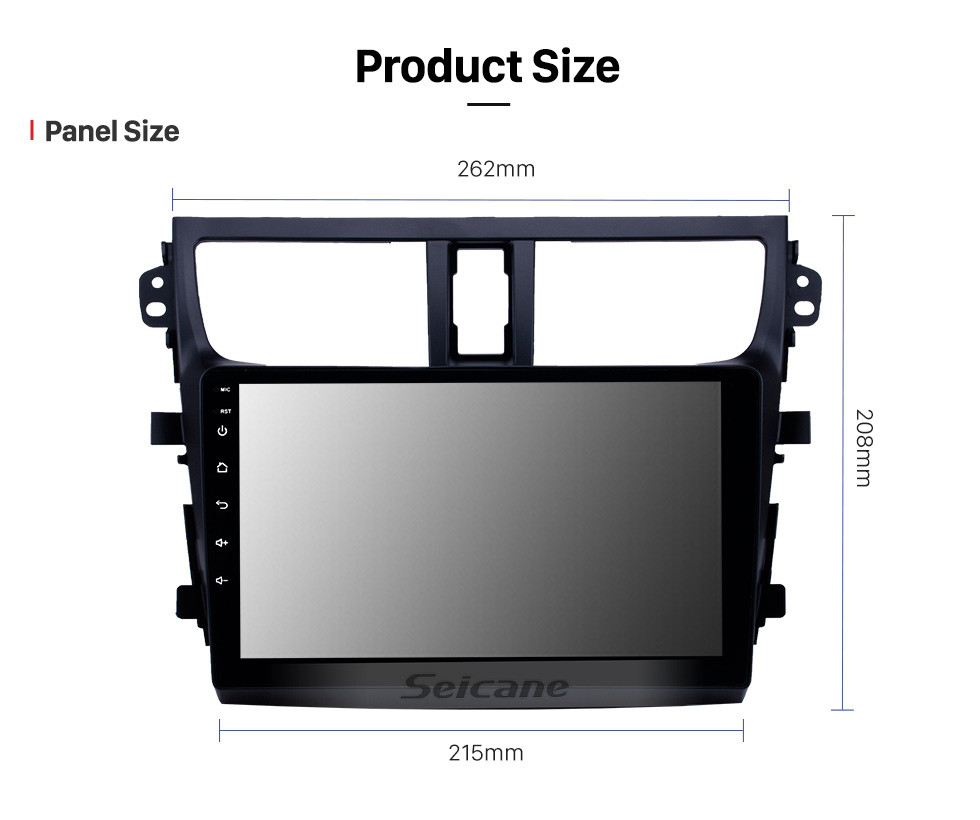 Seicane 2015-2018 Suzuki Celerio Android 10.0 HD Pantalla táctil 9 pulgadas Unidad principal Bluetooth Radio de navegación GPS con soporte AUX OBD2 SWC Carplay