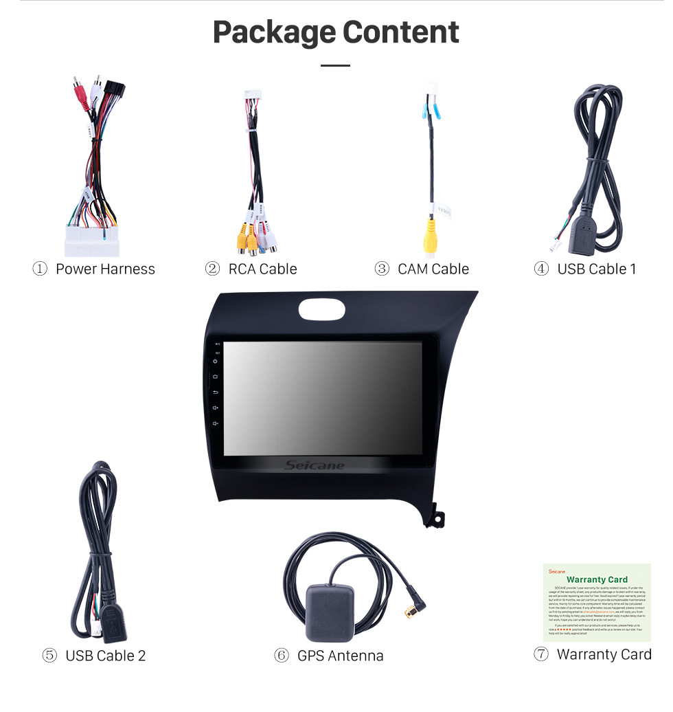Seicane OEM 9 inch Android 10.0 Radio for 2012-2016 Kia K3 RHD Bluetooth WIFI HD Touchscreen GPS Navigation support Carplay Rear camera Seicane OEM 9 inch Android 10.0 Radio for 2012-2016 Kia K3 RHD Bluetooth WIFI HD Touchscreen GPS Navigation support Carplay Rear camera