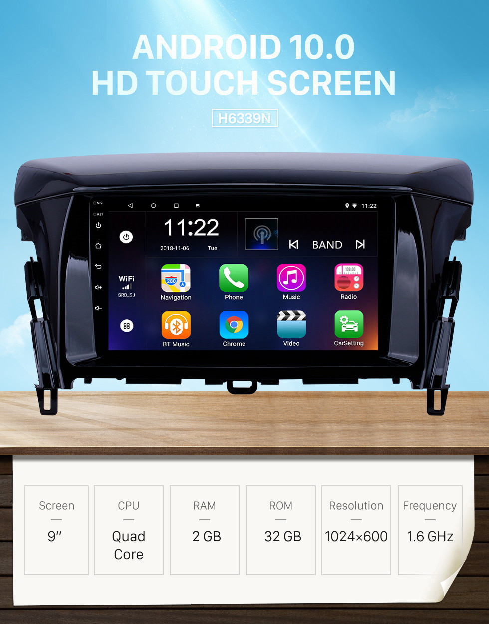 Seicane OEM 9 inch Android 10.0 Radio for 2018 Mitsubishi Eclipse Bluetooth WIFI HD Touchscreen GPS Navigation support Carplay DVR Digital TV Seicane OEM 9 inch Android 10.0 Radio for 2018 Mitsubishi Eclipse Bluetooth WIFI HD Touchscreen GPS Navigation support Carplay DVR Digital TV