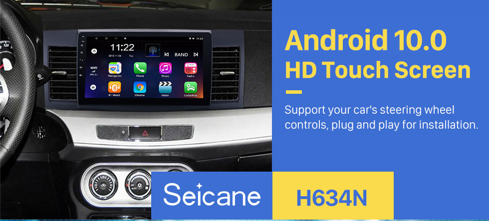 Seicane Android 10.0 2008-2015 Mitsubishi Lancer-ex 10.1 inch HD Touchscreen GPS Navigation Radio with FM Bluetooth WIFI USB 1080P Video Mirror Link OBD2 Rearview Camera Seicane Android 10.0 2008-2015 Mitsubishi Lancer-ex 10.1 inch HD Touchscreen GPS Navigation Radio with FM Bluetooth WIFI USB 1080P Video Mirror Link OBD2 Rearview Camera