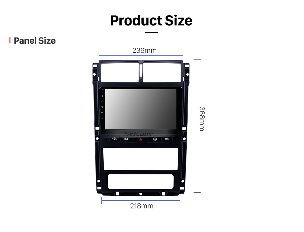 Seicane OEM 9 pulgadas Android 10.0 Radio para Peugeot 405 Bluetooth WIFI HD Pantalla táctil Soporte de navegación GPS Carplay Cámara trasera