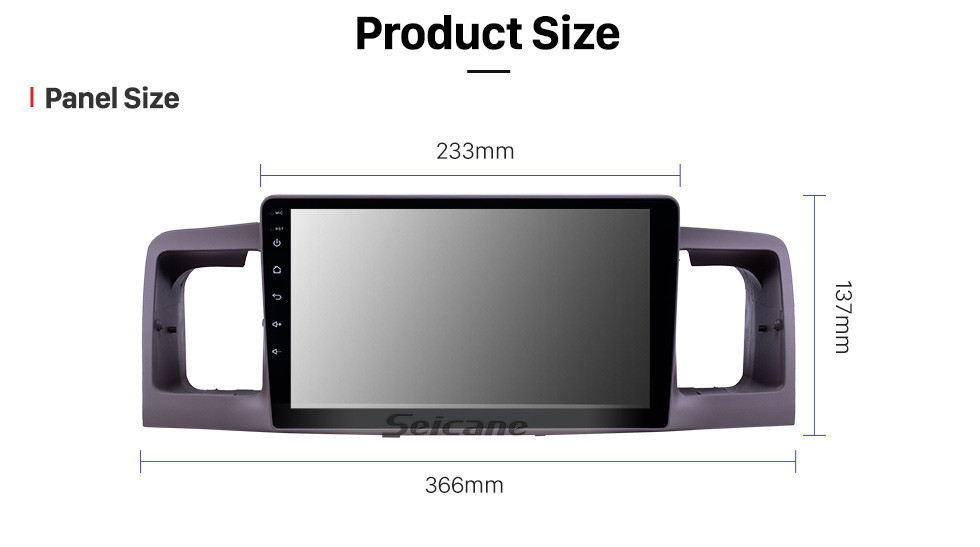 Seicane HD Touchscreen 9 inch Android 10.0 GPS Navigation Radio for 2006-2013 Toyota Corolla with Bluetooth AUX support Carplay DAB+ OBD Seicane HD Touchscreen 9 inch Android 10.0 GPS Navigation Radio for 2006-2013 Toyota Corolla with Bluetooth AUX support Carplay DAB+ OBD