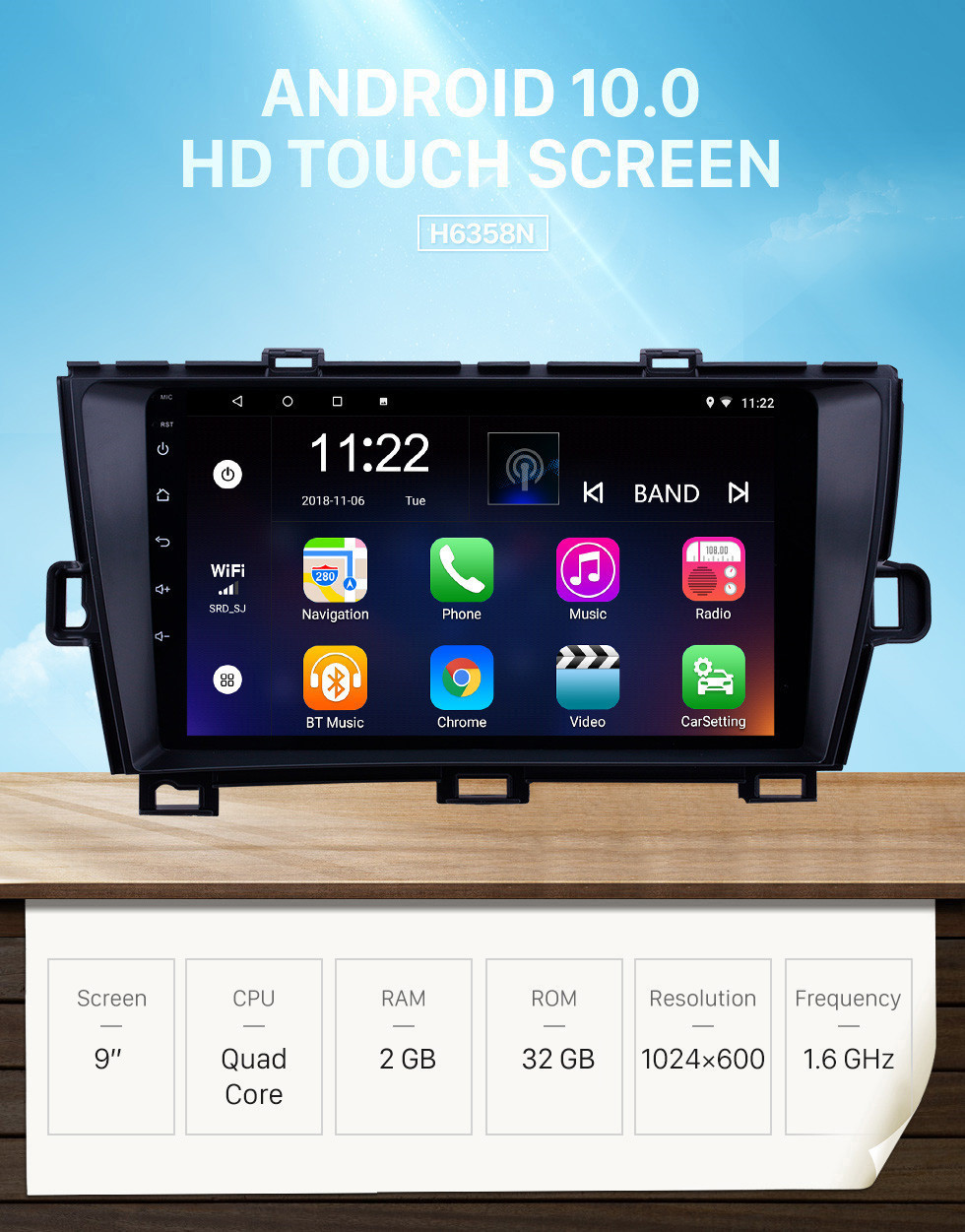 Seicane OEM 9 inch Android 10.0 Radio for 2009-2013 Toyota Prius RHD Bluetooth HD Touchscreen GPS Navigation support Carplay Rear camera Seicane OEM 9 inch Android 10.0 Radio for 2009-2013 Toyota Prius RHD Bluetooth HD Touchscreen GPS Navigation support Carplay Rear camera