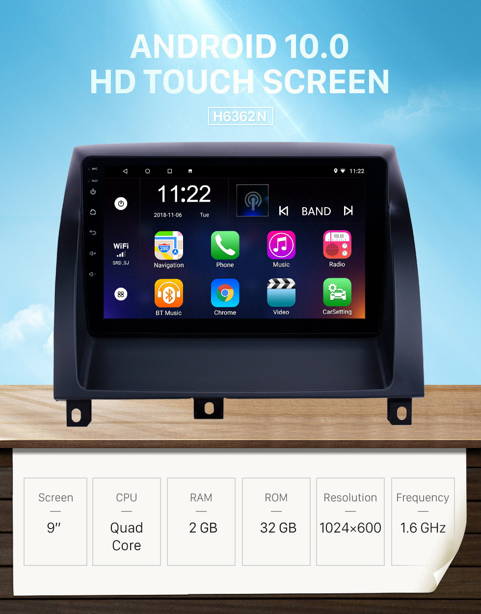 Seicane HD Touchscreen 9 inch Android 10.0 GPS Navigation Radio for 2011-2016 MG3 with Bluetooth AUX WIFI support Carplay TPMS DAB+ OBD Seicane HD Touchscreen 9 inch Android 10.0 GPS Navigation Radio for 2011-2016 MG3 with Bluetooth AUX WIFI support Carplay TPMS DAB+ OBD