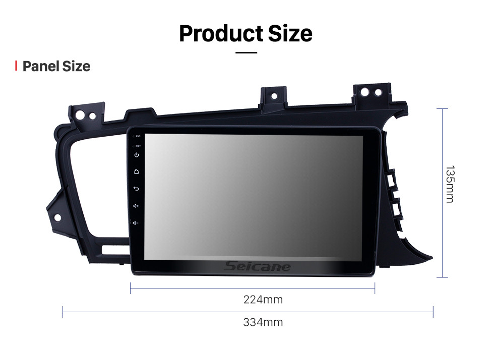 Seicane OEM 9 pouces Android 10.0 Radio pour 2011-2014 Kia K5 RHD Bluetooth HD écran tactile GPS Navigation support Carplay caméra arrière