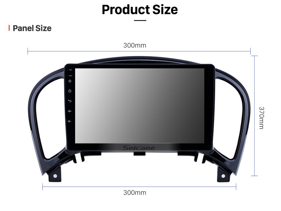 Seicane 2011-2016 Nissan Infiniti ESQ / Juke Android 10.0 HD écran tactile 9 pouces AUX Bluetooth WIFI Navigation GPS USB Navigation support OBD2 SWC Carplay