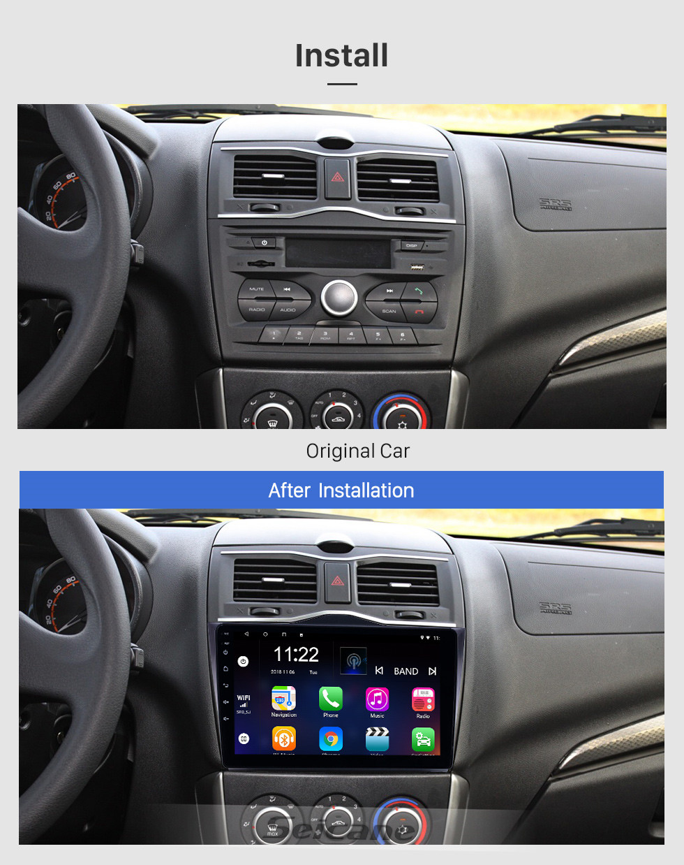 Seicane HD Touchscreen 9 inch Android 10.0 GPS Navigation Radio for 2018-2019 Lada Granta with Bluetooth AUX WIFI support Carplay DAB+ DVR OBD Seicane HD Touchscreen 9 inch Android 10.0 GPS Navigation Radio for 2018-2019 Lada Granta with Bluetooth AUX WIFI support Carplay DAB+ DVR OBD