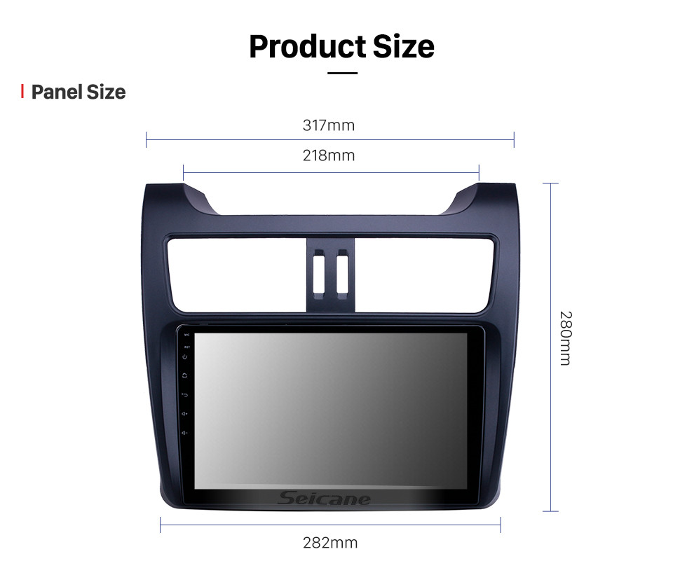 Seicane Radio de navegación GPS Android 10.0 de 10.1 pulgadas para 2018 SQJ Spica con pantalla táctil HD Soporte Bluetooth Carplay TPMS OBD2