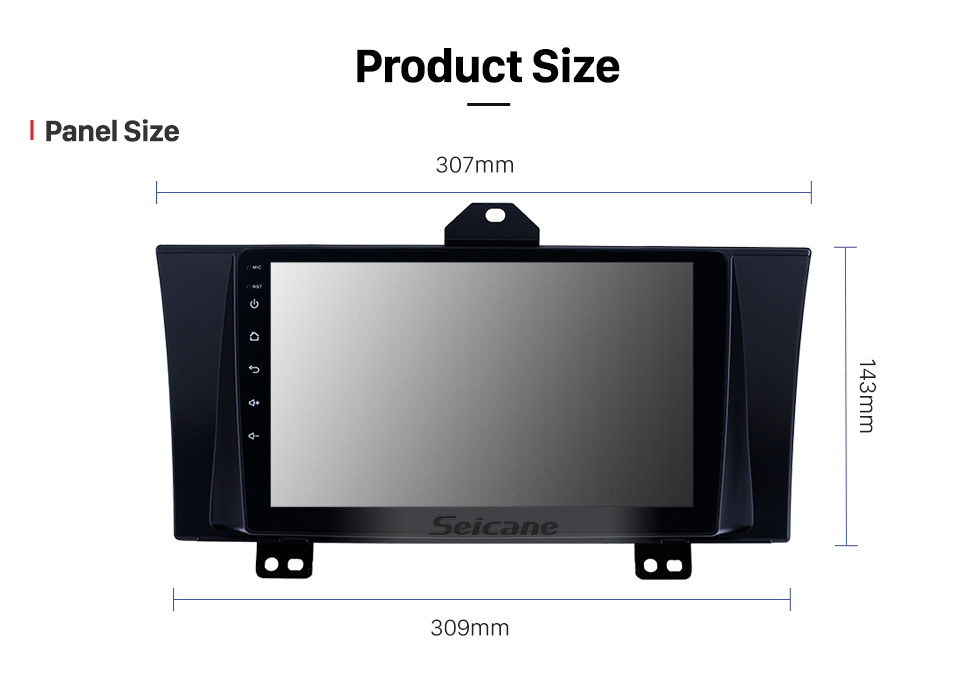 Seicane Radio de navegación GPS Android 10.0 de 9 pulgadas para Honda Elysion 2012-2015 con pantalla táctil HD Bluetooth USB compatible con Carplay TPMS