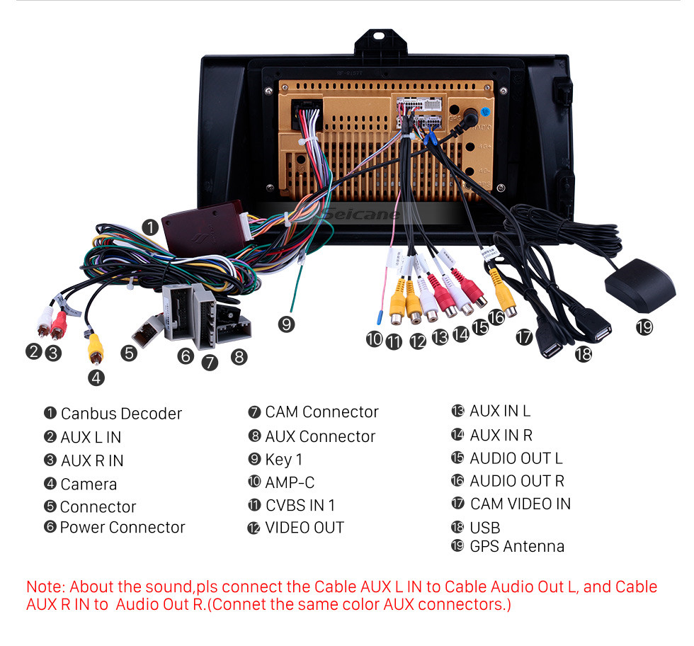 Seicane Radio de navegación GPS Android 10.0 de 9 pulgadas para Honda Elysion 2012-2015 con pantalla táctil HD Bluetooth USB compatible con Carplay TPMS