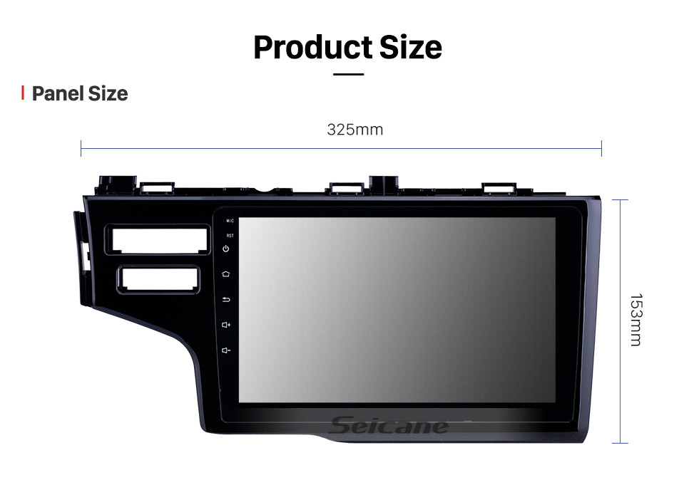 Seicane OEM 9 pouces Android 10.0 Radio pour 2013-2015 Honda Fit LHD Bluetooth HD écran tactile soutien à la navigation GPS Carplay caméra arrière