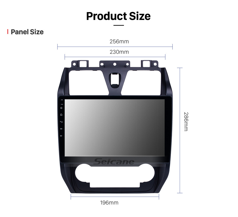 Seicane 10.1 polegadas Android 10.0 Rádio Navegação GPS para 2012-2013 Geely Emgrand EC7 Com HD Touchscreen Bluetooth suporte USB Carplay TPMS