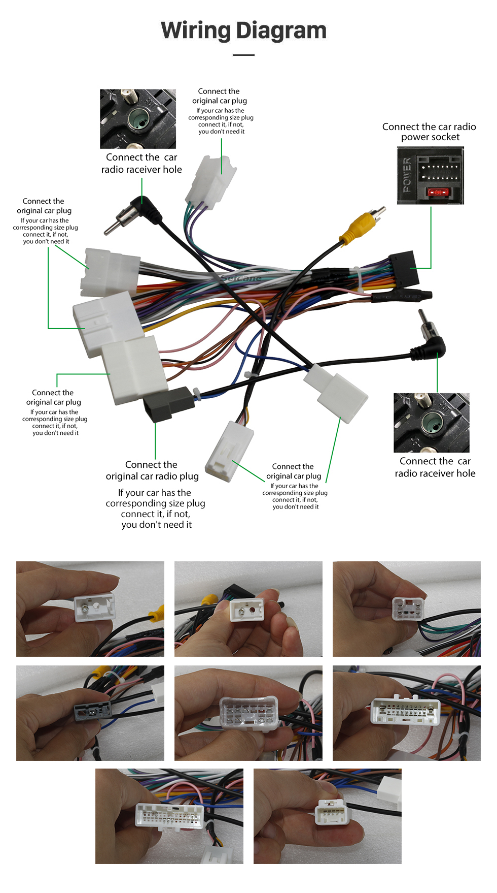 Seicane Radio de navegación GPS Android 10.0 de 9 pulgadas para Subaru Legacy 2015-2018 con pantalla táctil HD Soporte Bluetooth Carplay Cámara trasera