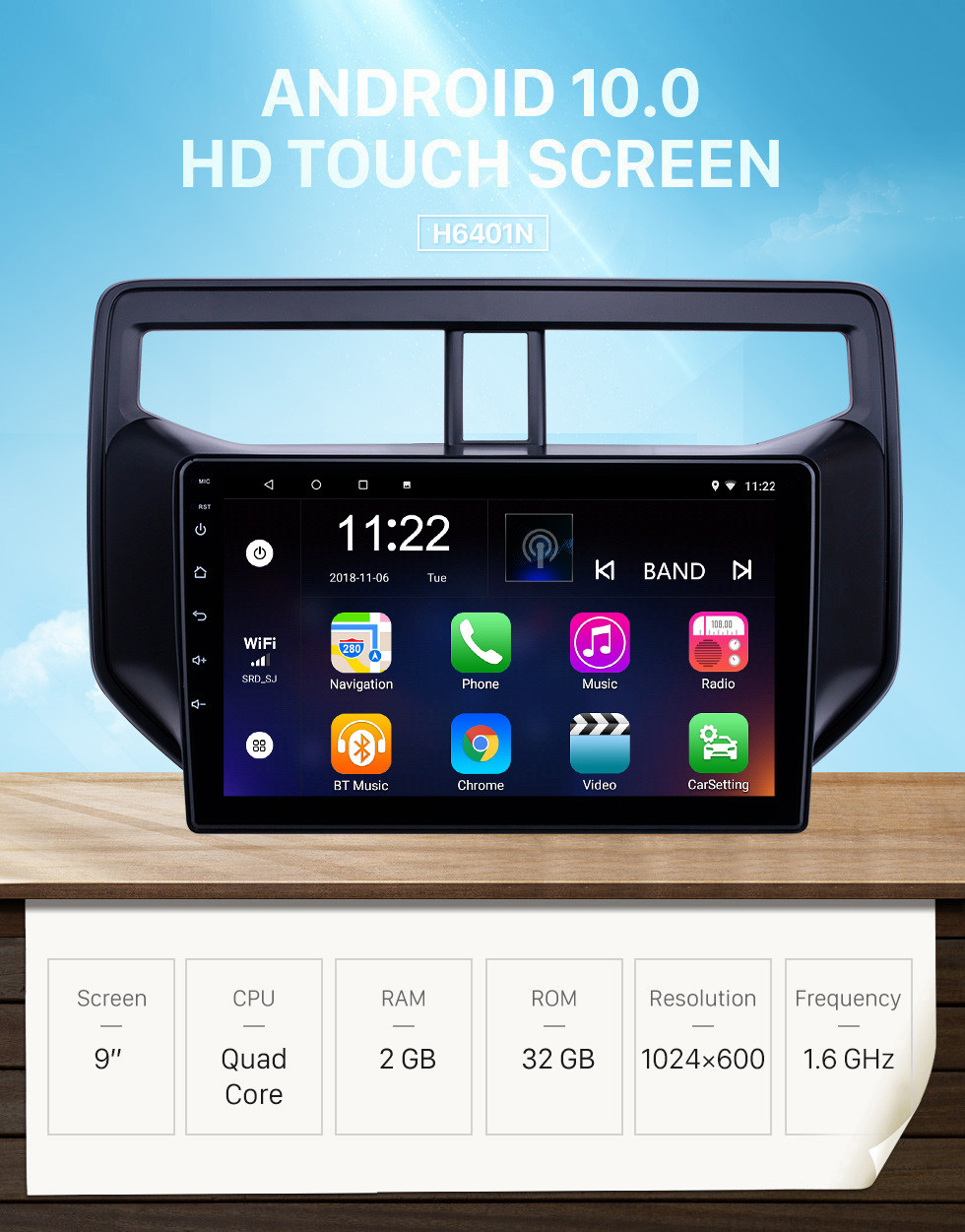 Seicane Android 10.0 9 inch HD Touchscreen GPS Navigation Radio for 2010-2019 Toyota Rush with Bluetooth WIFI support Carplay DVR OBD2 Seicane Android 10.0 9 inch HD Touchscreen GPS Navigation Radio for 2010-2019 Toyota Rush with Bluetooth WIFI support Carplay DVR OBD2