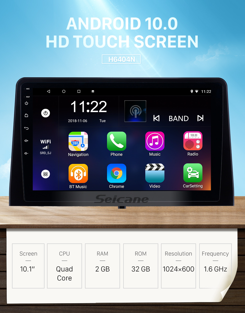 Seicane 10.1 inch Android 10.0 for 2019 Peugeot Rifter Radio GPS Navigation System With HD Touchscreen USB Bluetooth support DAB+ Carplay Seicane 10.1 inch Android 10.0 for 2019 Peugeot Rifter Radio GPS Navigation System With HD Touchscreen USB Bluetooth support DAB+ Carplay