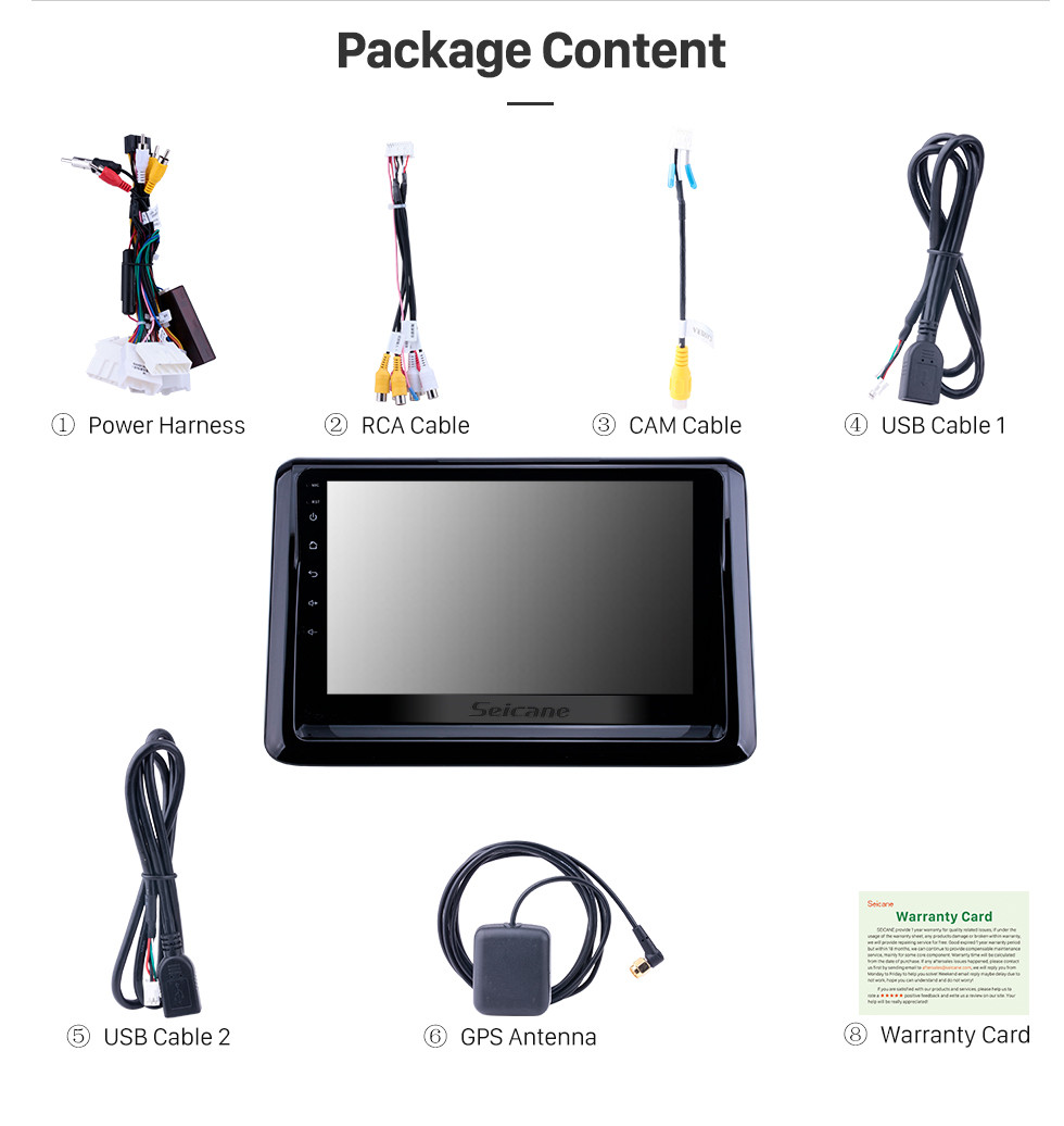 Seicane OEM 9 Zoll Android 10.0 Radio für 2014 Toyota Noah mit Bluetooth WIFI HD Touchscreen GPS Navigation Unterstützung DVR Carplay DAB + Seicane OEM 9 Zoll Android 10.0 Radio für 2014 Toyota Noah mit Bluetooth WIFI HD Touchscreen GPS Navigation Unterstützung DVR Carplay DAB +