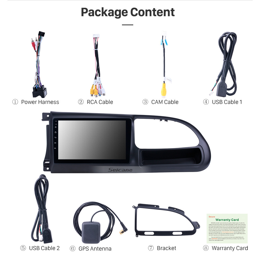 Seicane OEM 9 inch Android 10.0 Radio for 2010-2016 Ford Transit Bluetooth HD Touchscreen GPS Navigation support Carplay Rear camera Seicane OEM 9 inch Android 10.0 Radio for 2010-2016 Ford Transit Bluetooth HD Touchscreen GPS Navigation support Carplay Rear camera
