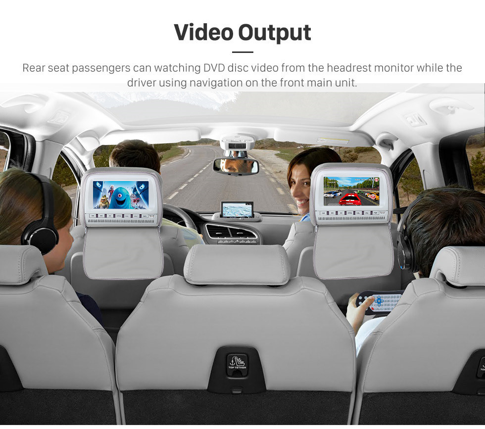 Seicane Andriod 10.0 HD Touchscreen de 9 polegadas Hyundai Santa Fe 3 Gerações Sistema de navegação GPS com suporte para Bluetooth Carplay