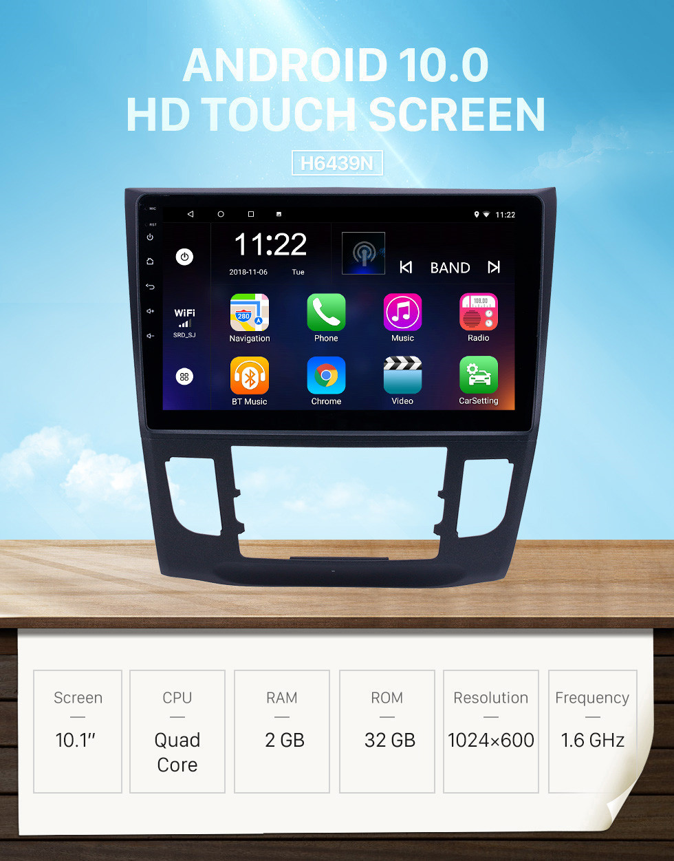 Seicane 10.1 inch HD Touchscreen Android 10.0 GPS Navigation Radio for 2013-2019 Honda Crider Auto A/C With Bluetooth support Carplay DVR Seicane 10.1 inch HD Touchscreen Android 10.0 GPS Navigation Radio for 2013-2019 Honda Crider Auto A/C With Bluetooth support Carplay DVR