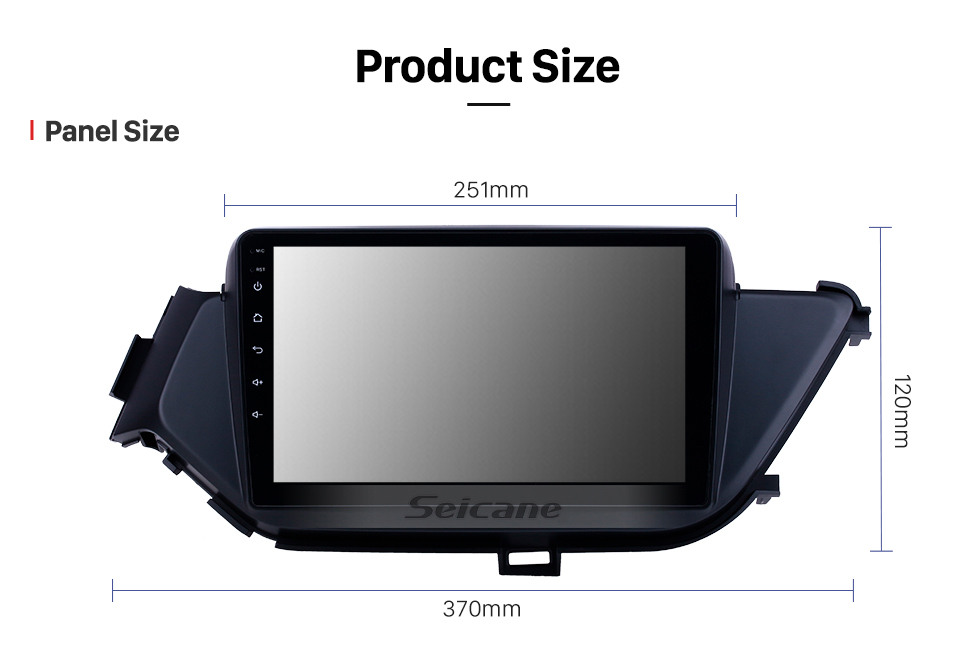 Seicane HD-Touchscreen 9 Zoll Android 10.0 GPS-Navigationsradio für den Nissan Bluebird 2015-2018 mit Bluetooth-Unterstützung Carplay DAB + DVR