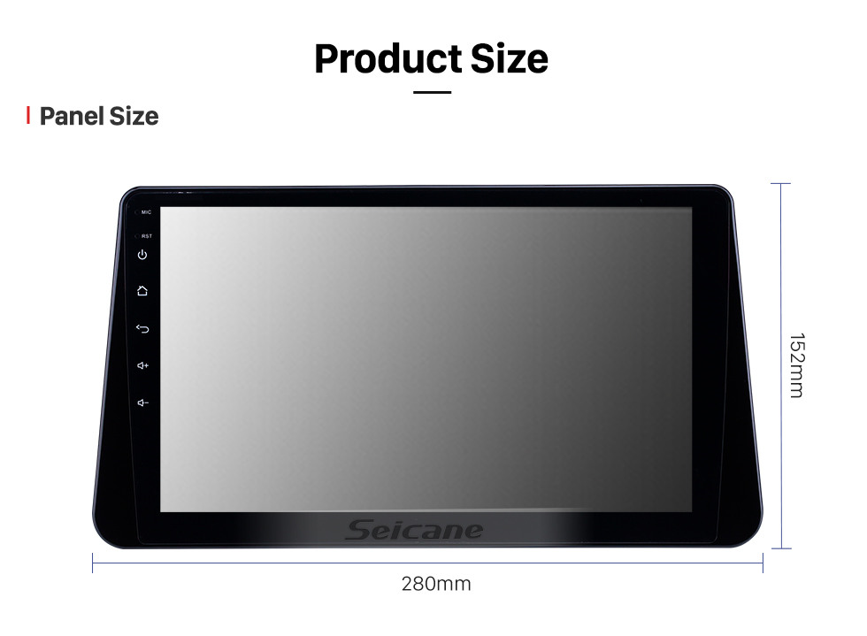 Seicane 10.1 inch Android 10.0 GPS Navigation Radio for 2017-2019 Nissan Kicks With HD Touchscreen Bluetooth support Carplay TPMS