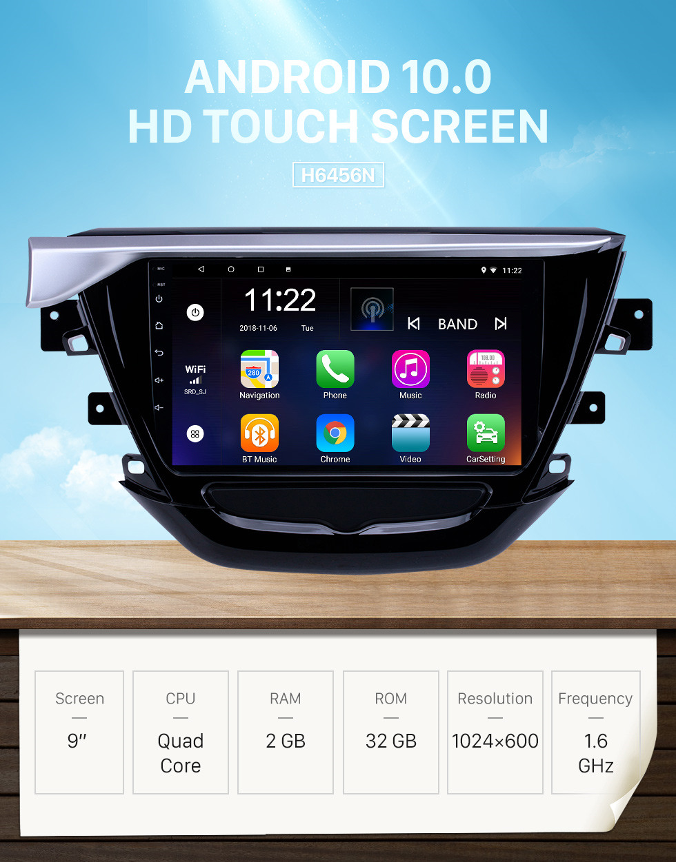 Seicane OEM 9 inch Android 10.0 Radio for 2018-2019 Buick Excelle Bluetooth HD Touchscreen GPS Navigation support Carplay OBD2 TPMS Seicane OEM 9 inch Android 10.0 Radio for 2018-2019 Buick Excelle Bluetooth HD Touchscreen GPS Navigation support Carplay OBD2 TPMS
