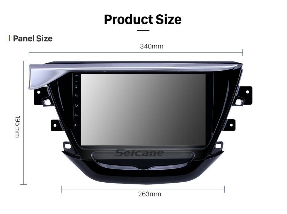 Seicane OEM 9 Zoll Android 10.0 Radio für 2018-2019 Buick Excelle Bluetooth HD Touchscreen GPS Navigation Unterstützung Carplay OBD2 TPMS