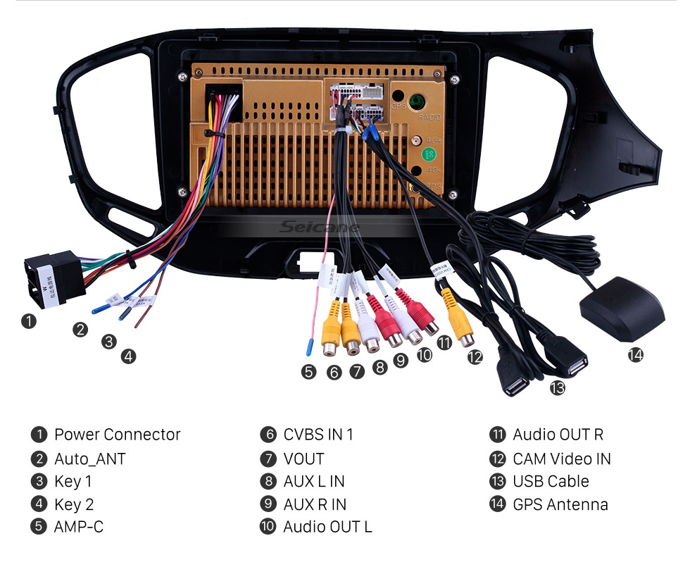 Seicane 2015-2019 Lada Vesta Cross Sport Android 10.0 HD Touchscreen 9 inch GPS Navigation Radio with Bluetooth support Carplay SWC