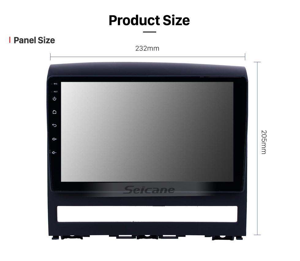 Seicane Android 10.0 9 pulgadas HD Pantalla táctil Radio de navegación GPS para 2009 Fiat Perla con Bluetooth USB WIFI compatible Carplay DVR OBD2