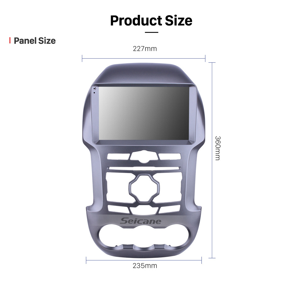Seicane OEM 9 inch Android 10.0 for 2011-2016 Ford Ranger Radio Bluetooth HD Touchscreen GPS Navigation support Carplay DAB+ OBD2 TPMS
