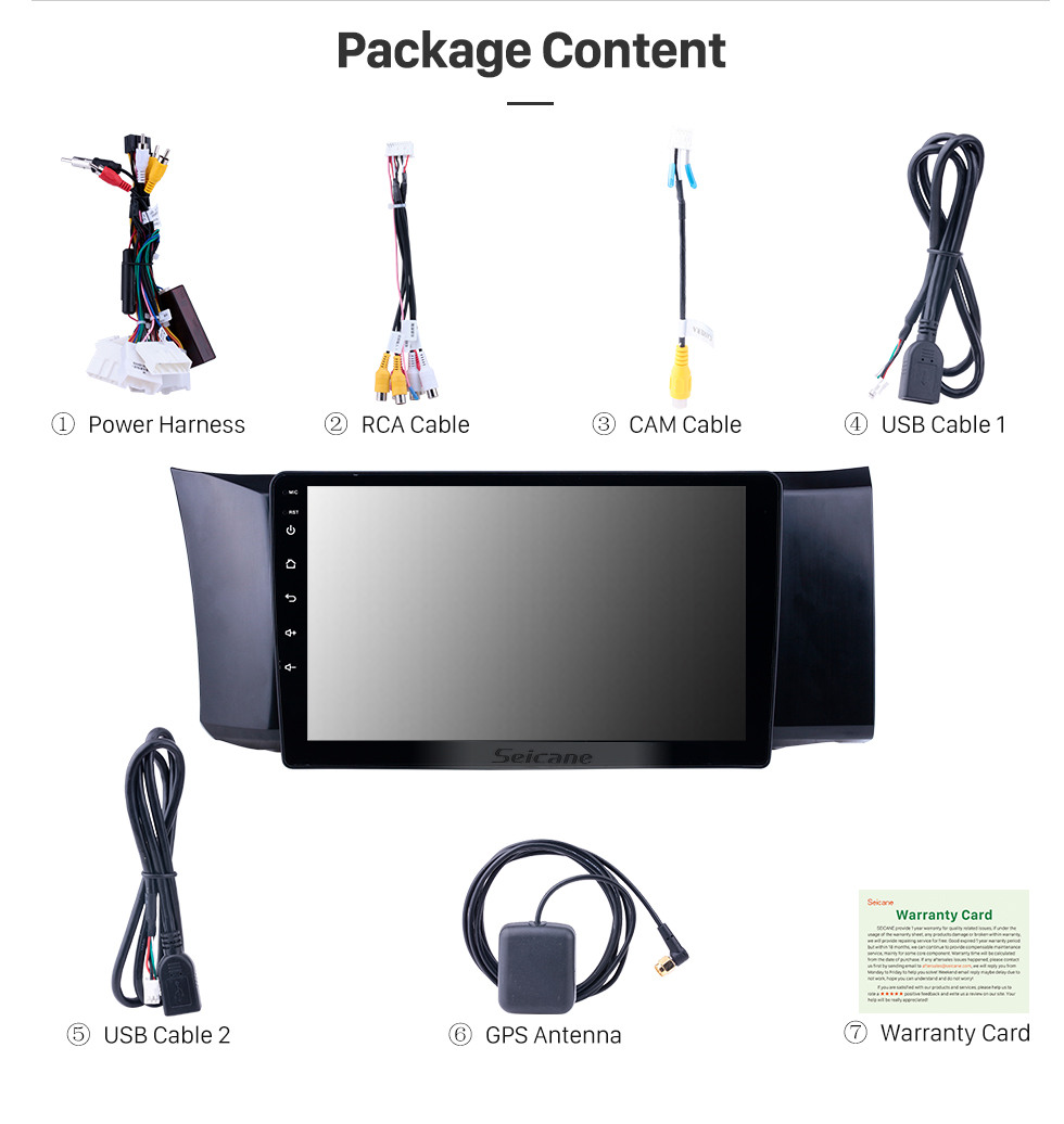 Seicane 9 inch GPS Navigation Radio Android 10.0 for 2013-2014 Toyota 86 LHD With HD Touchscreen Bluetooth support Carplay Backup camera Seicane 9 inch GPS Navigation Radio Android 10.0 for 2013-2014 Toyota 86 LHD With HD Touchscreen Bluetooth support Carplay Backup camera